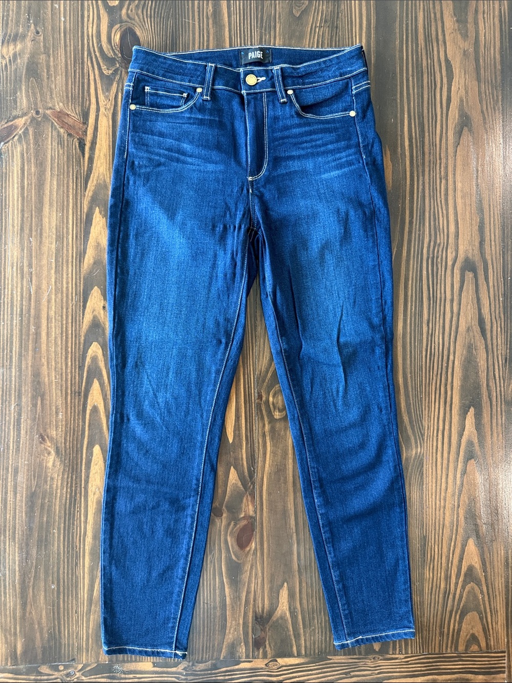 PAIGE Hoxton Ankle Skinny Jeans Dark Wash Women’s Size 29 Stretch